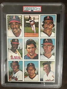 PSA 8 NM MINT 1978 SSPC ALL-STAR GALLERY 9-CARD PANEL NOLAN RYAN JUMBO 8x10 - Picture 1 of 1