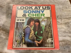 SONNY & CHER LP LOOK AT US 1965 OG MONO PRESS ATCO 33-177 SEALED I Got You Babe - Picture 1 of 2