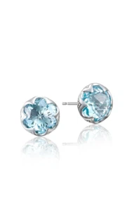 NEW Tacori $490 Sonoma Skies Blue Topaz Stud Earrings SE20802 - Picture 1 of 2