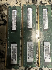 3GB 3x1GB PC2 5300 DDR2-667 SAMSUNG M378T2863RZS-CE6 MEMORY KIT Lenovo 41X4256 - Picture 1 of 2