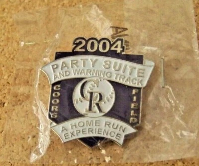 2004 Colorado Rockies Coors Field Party Facilities lapel pin suite - Image 1 of 4