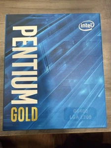 Intel Pentium GOLD SR35F G6400 4.0 Ghz NEW IN BOX SEALED - Picture 1 of 3