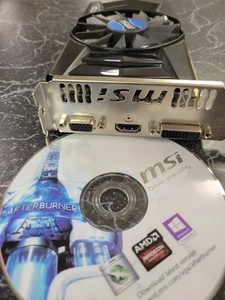 MSI AMD Radeon R7 250 2GD3 OC 2GB DDR3 Video Card MS-V301 AFTERBURNER - Picture 1 of 4