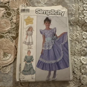 Vestidos de Primera Comunión para Niña SIMPLICITY Patrón de Costura 8520 Talla 14 SIN CORTAR FF - Imagen 1 de 4