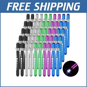 Durable Aluminum LED Penlights Set with Pupil Gauge for Medical Use - 5 Colors - Picture 1 of 9