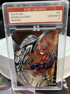 SPIDER-SLAYERS FLAIR ANNUAL 1995 GRADED 10 CARD MINT VINTAGE #92 - Picture 1 of 2