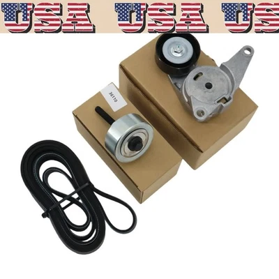 Kit de componentes de correa serpentina para Buick Enclave GMC Acadia Chevrolet Traverse Foto 1 de 4