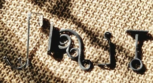 Verschiedene Wanddekorhaken zur Metallmontage - 4er Set - Bild 1 von 5