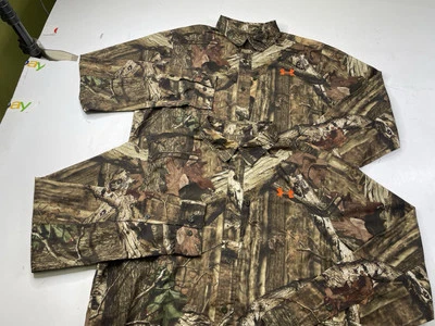 Lot Under Armour Shirt Mens Large Camo All Season Gear Break Up Infinity Hunting - Image 1 of 4