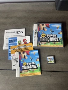 New Super Mario Bros. Nintendo DS Komplett CIB Original KOSTENLOSER VERSAND Sauber - Bild 1 von 6