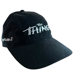 Sony PlayStation PS2 “The Thing” PC CD ROM Strap back Hat Y2K - Picture 1 of 10