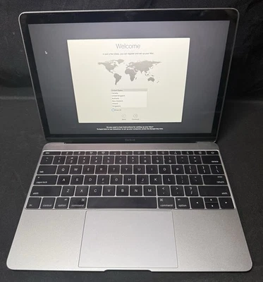 Apple MacBook 12" A1534 1.1GHz 256GB SSD 8GB RAM Gray - Image 1 of 4