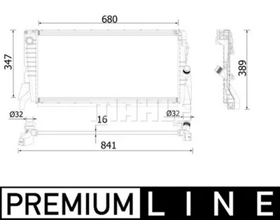MAHLE BEHR Radiator PREMIUM LINE [CR2317000P] AU - Image 1 of 3