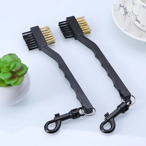 2PCS Dual Sided Brush Cleaning Brush Club Groove Cleaner Double-sided Brush - Picture 1 of 11