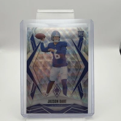 2025 Panini Phoenix Jaxson Dart RC Silver Sparkle New York Giants /199 - Image 1 of 4
