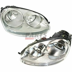 New Fits 2005-2010 Volkswagen Gti Jetta Left & Right Halogen Head Light Assembly - Picture 1 of 7