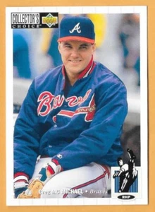 GREG McMICHAEL ATLANTA BRAVES #199 - UPPER DECK COLLECTOR'S CHOICE NM-MT 1994 - Picture 1 of 2