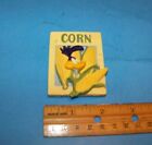 Looney Tunes Road Runner "Corn" 1998 Warner Bro Vintage Refrigerator Magnet
