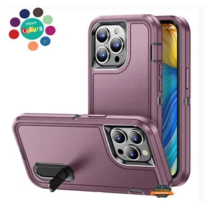 For Samsung Galaxy S24 5G Hybrid 3in1 Hard TPU Shockproof Kickstand Case Cover - Picture 1 of 62