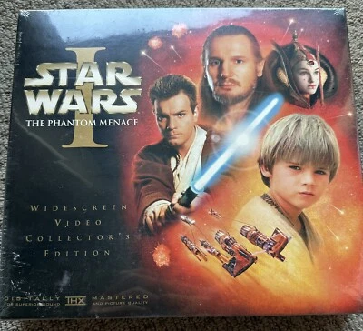 Star Wars - The Phantom Menace  - VHS WIDESCREEN COLLECTOR'S EDITION BOX - NEW - Image 1 of 2