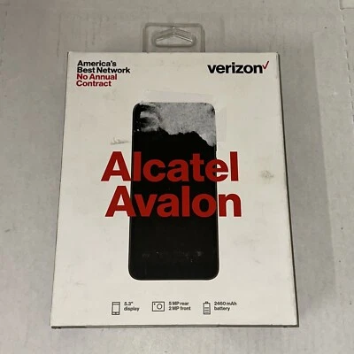 Verizon TCL Alcatel Avalon 16GB Prepaid Smartphone Grey NEW OLD STOCK SEALED - Image 1 of 4