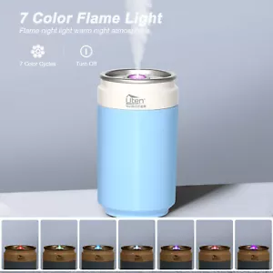 260ml Portable Humidifier Home Car Air Purifier Oil Aroma Diffuser Cool Mist UK - Picture 1 of 27