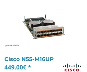 CISCO N55-M16UP V01, NEXUS 5500 UNIFIED PORTS MODULE - Afbeelding 1 van 2