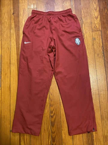 University of Arkansas Sweatpants Track Pants Nike Dri-Fit Razorbacks Size L #A Cover