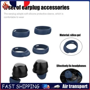# Embouts d'oreille en silicone + cache-écouteurs pour Galaxy Buds + Buds (bleu) - Photo 1/7