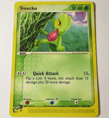 Treecko 80/97 EX Dragon Pokemon Card LP