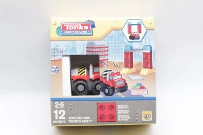 Tonka Mighty Builders Construction Truck Playset Brand New 12pcs - Image 1 of 4