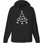 'Alien Spaceship' Adult Hoodie / Hooded Sweater (HO017869)