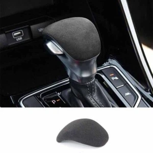 For Kia Forte Gray Alcantara Car Gear Shift Knob Shifter Lever Trim 2019-2023 - Picture 1 of 4