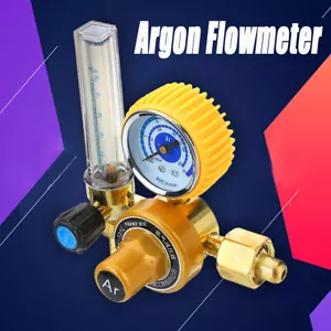 Argon CO2 Mig Tig Flow Meter Regulator Welding Welder Gas Pressure Gauge G5/8" - Picture 1 of 9