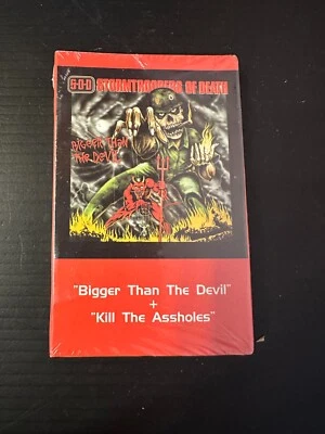 S.O.D. - BIGGER THAN THE DEVIL + Kill the Assholes audio music cassette tape - Image 1 of 4