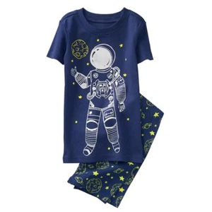 NWT Gymboree Boys gymmies Pajamas set Astronaut Shortie many sizes - Picture 1 of 1