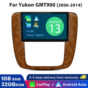 For GMC Yukon 3 GMT 900 2006-2014 Android12 9"Car Radio Stereo GPS Nav 1+32G USB - Picture 1 of 14