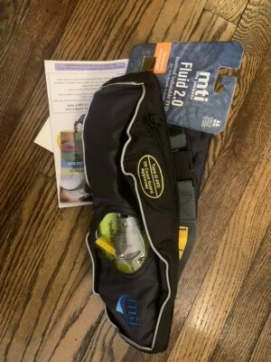 MTI 2.0 Inflatable Life Vest - Manual - Black/Grey MD4009-806 - Image 1 of 2