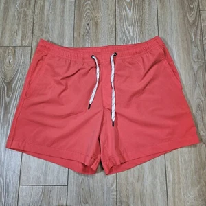 Costume da bagno Gap foderato tavola pantaloncino rosa salmone tasche spiaggia piscina uomo grande - Foto 1 di 11