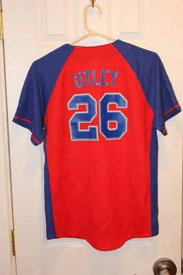 red Philadelphia Phillies Chase Utley button-down youth jersey (NWT) - youth L - Image 1 of 4