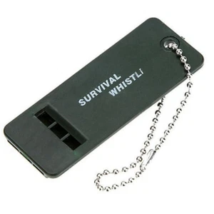 Lot Survival/Sports Whistle 3 tones Keychain Self Defense Security - Picture 1 of 7