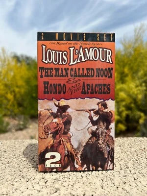 2 VHS Movie Set: Louis L'Amour The Man Called Noon and Hondo and the Apaches - Image 1 of 4