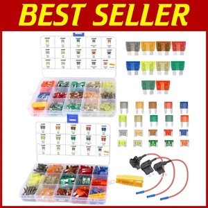 351pc Auto Car Truck Blade Fuses Set - Assorted 5-30A - Picture 1 of 9