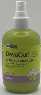 Devacurl Defining Spray Gel Strong Hold No Crunch Styler ~ 8 FL OZ ~ READ - Image 1 of 2