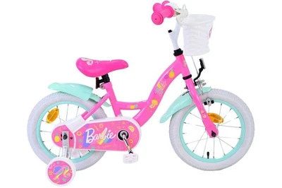 14 Zoll Kinder Mädchen Fahrrad Kinderrrad Mädchenfahrrad Rad Bike Barbie Pink - Bild 1 von 4