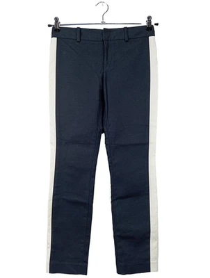 CLUB MONACO Chinohose Damen Hose Gr. DE 38 blau-weiß Business-Look - Bild 1 von 4