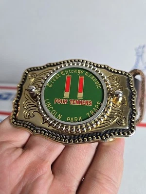 Chicago Lincoln Park Traps Belt Buckle, Great Chicago Classic, Four Tenners - Image 1 of 4
