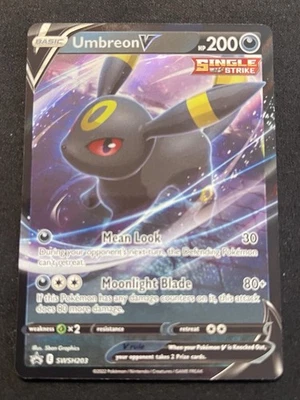 Umbreon V SWSH203 SWSH: Sword & Shield Promo Cards Holo - Image 1 of 4