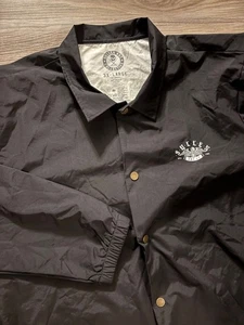 Sullen Art Company Coaches jacket Angel Of Death Black 3XL Button Pockets - Picture 1 of 10