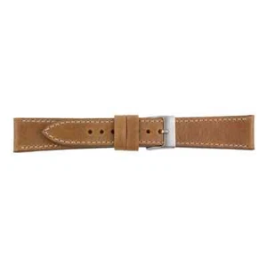Uhrenarmband Klassisch Rindsleder Braun von Pebro - 17, 18, 19, 20, 21, 22 mm - Picture 1 of 1